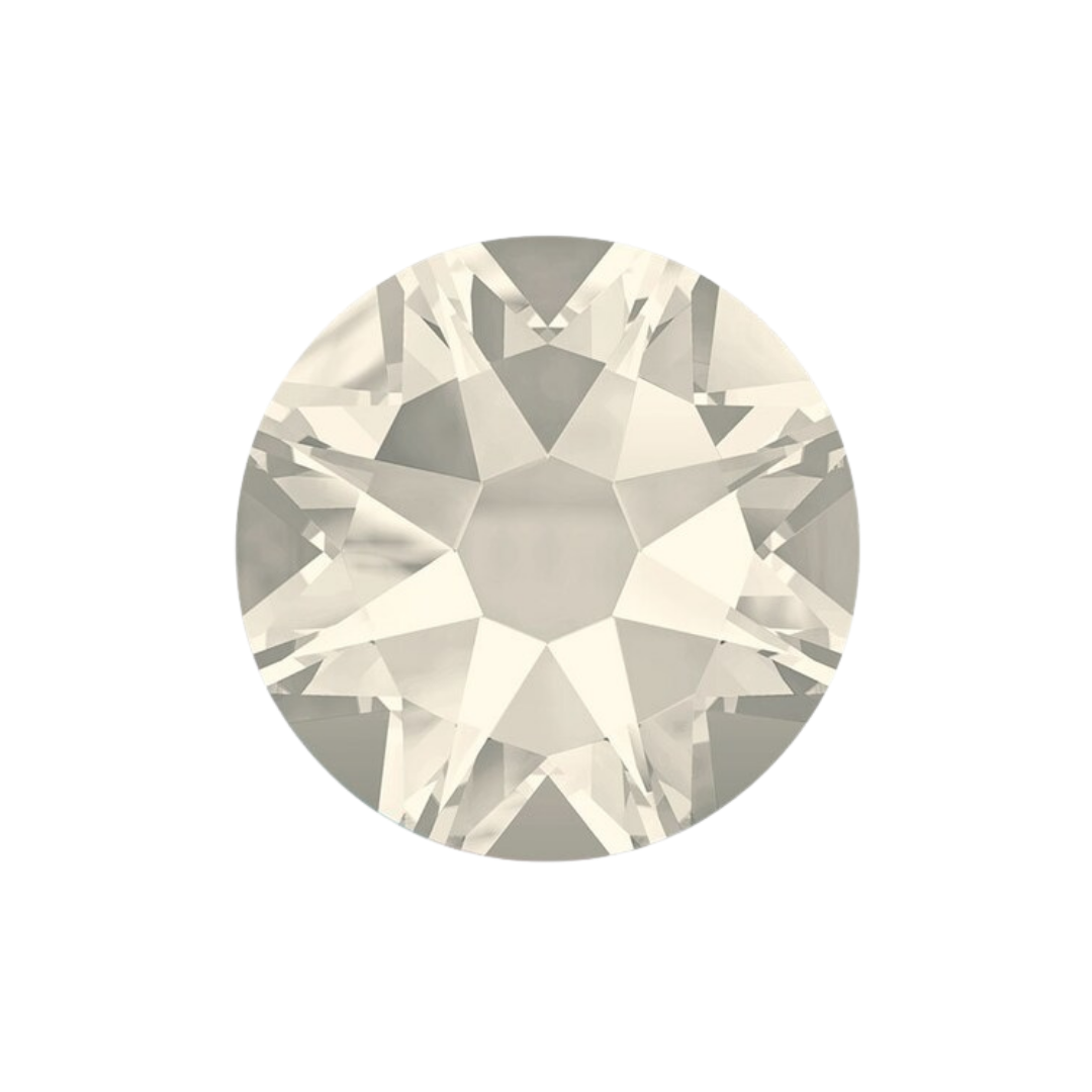 CRYSTAL MOONLIGHT - SWAROVSKI ROUND TOOTH GEMS