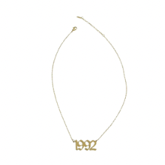 BIRTH YEAR NECKLACE