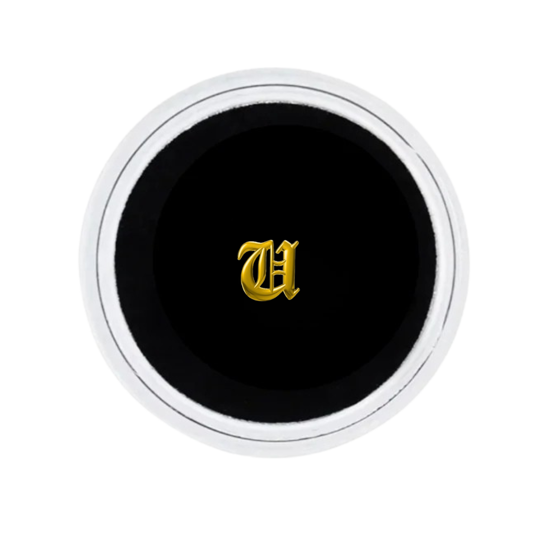 18K GOLD LETTER TOOTH GEMS
