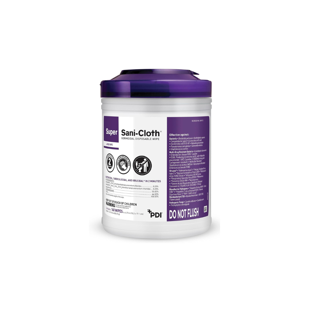 SUPER SANI-CLOTH MEDICAL SANITIZING WIPES