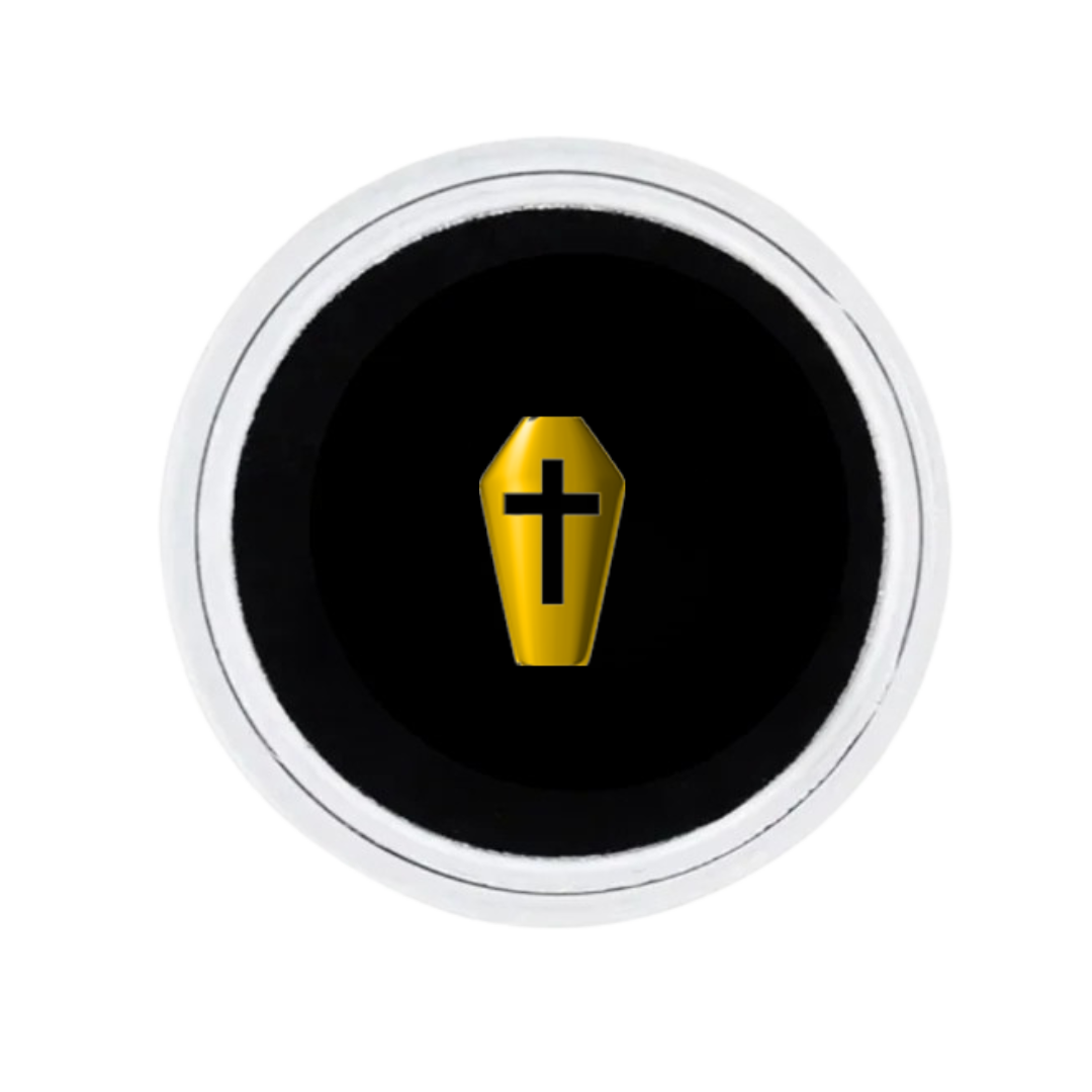 18K GOLD TOOTH GEM COFFIN