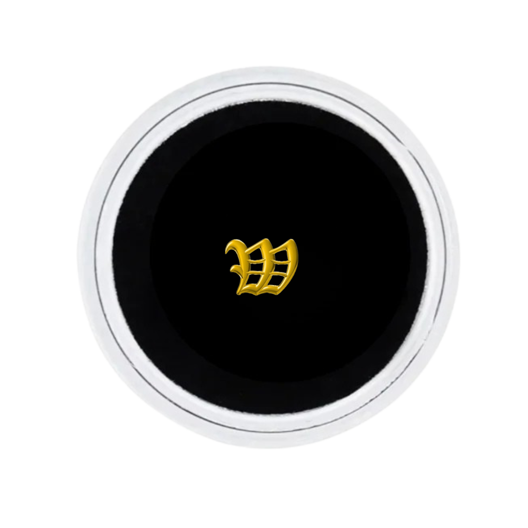 18K GOLD LETTER TOOTH GEMS