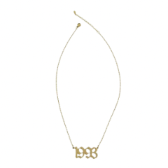 BIRTH YEAR NECKLACE