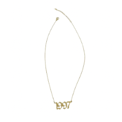 BIRTH YEAR NECKLACE