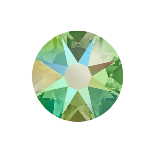 PERIDOT SHIMMER - SWAROVSKI ROUND TOOTH GEMS