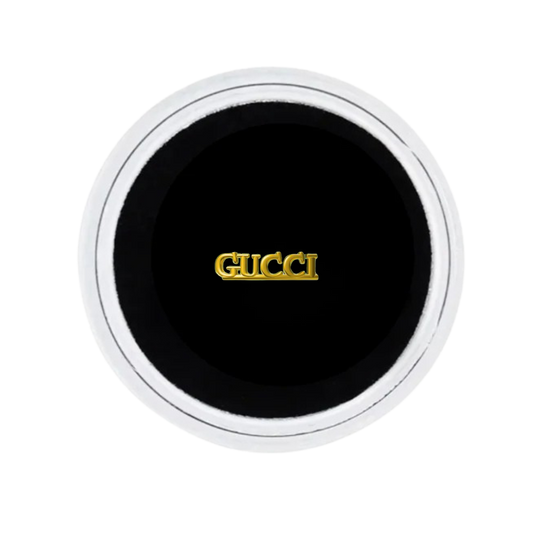 18K GOLD TOOTH GEM GUCCI LOGO