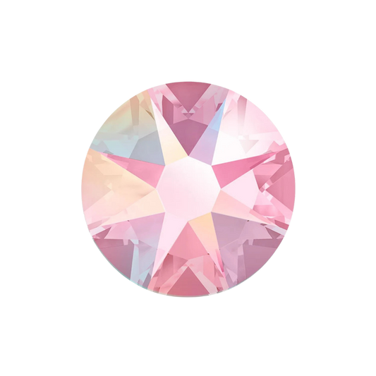 LIGHT ROSE - SWAROVSKI ROUND TOOTH GEMS