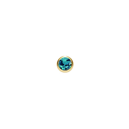 18K GOLD BIRTHSTONE TOOTH GEMS