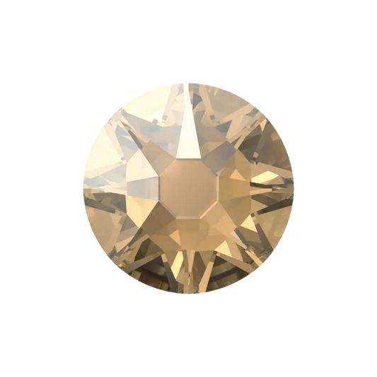 GOLDEN SHADOW - SWAROVSKI ROUND TOOTH GEMS